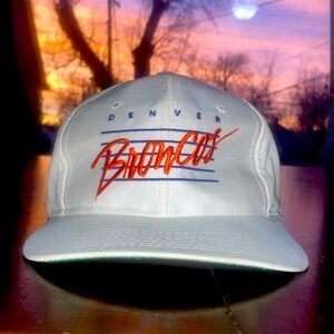 Vintage Denver Broncos Drew Pearson SnapBack Script Hat